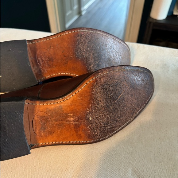 Johnston and Murphy Size 10 Brown Leather - Picture 4 of 6